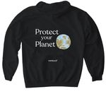 Earth Month!, a Black Gildan Softstyle Pullover Hoodie (back-view)