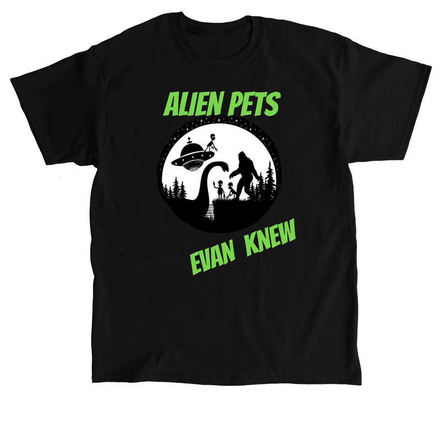 EVAN KNEW!!!, a Black Classic Unisex Tee