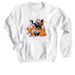 Bubbled Up (We&nbsp;? LA), a White Crewneck Sweatshirt