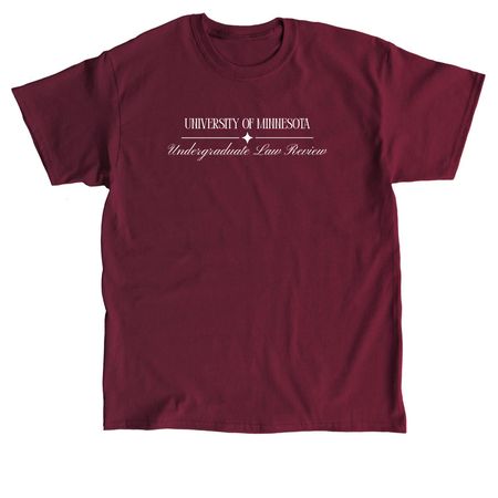 Undergraduate Law Review, a Maroon Classic Unisex Tee