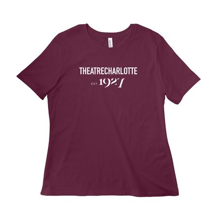 Established 1927, a Maroon Women?s Relaxed Cotton Tee