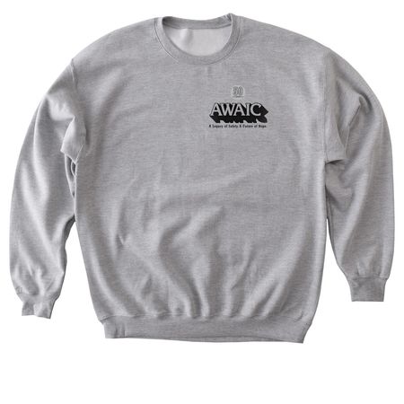 AWAIC 50th Anniversary Limited Edition Items, a Sport Grey Softstyle Crewneck Sweatshirt