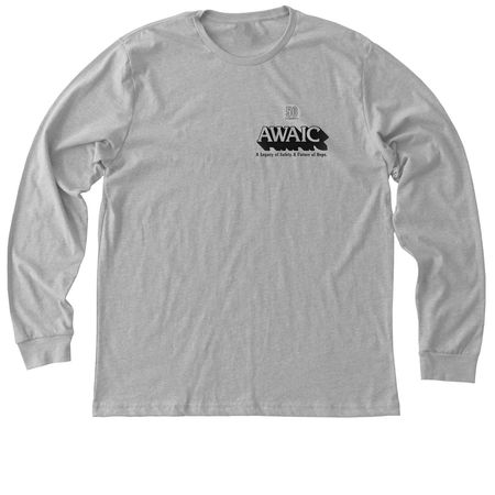 AWAIC 50th Anniversary Limited Edition Items, a Athletic Heather Premium Long Sleeve Tee