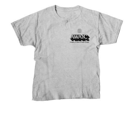 AWAIC 50th Anniversary Limited Edition Items, a Sport Grey Youth Unisex Tee