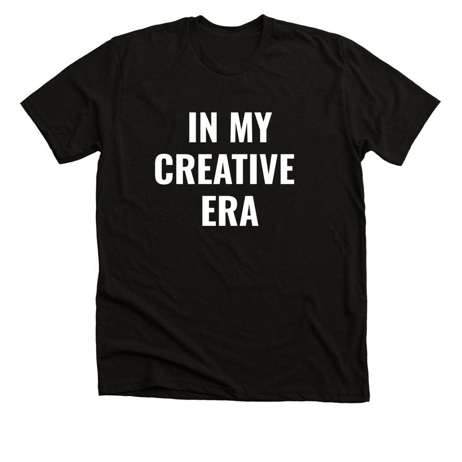 In My Creative Era (AFM)&nbsp;, a Solid Black Blend Premium Unisex Tee