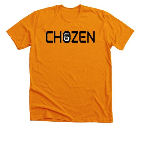 Chozen by Annie - The Blackout Edition, a Heather Orange Premium Unisex Tee