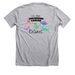 hello, a Athletic Heather Premium Unisex Tee (back-view)