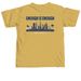 SUFP Foundation, a Mustard Comfort Colors Unisex Tee (back-view)