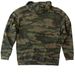 #MakenzeeStrong Pullover Sweatshirt&nbsp;, a Forest Camo Heavyweight Camo Pullover Hoodie (back-view)