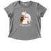 Page, a Aluminum Grey Allmade Eco Triblend Women?s Scoop Neck Tee