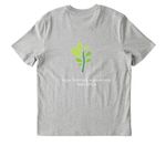 Yoga supports SPCA, a Cool Heather Grey Stanley/Stella Unisex Creator 2.0 Tee (back-view)