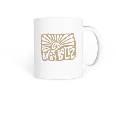 Sand Logo Coffee Mug, a White Coffee Mug