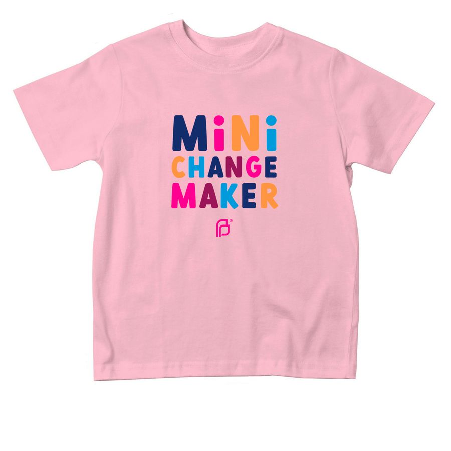 Mini Change Maker, a Pink Toddler Tee