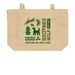 Together We Save Lives in Green!&nbsp;, a Oyster Large Organic Cotton Tote Bag