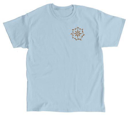 Travel Tee, a Light Blue Classic Unisex Tee