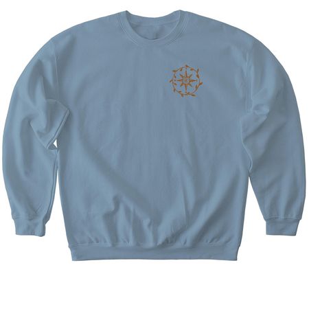 Travel Tee, a Stone Blue Softstyle Crewneck Sweatshirt