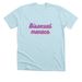 Bisexual Menace, a Heather Ice Blue Premium Unisex Tee