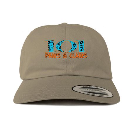 101 Paws and Claws Hats&nbsp;, a Khaki Printed Classic Baseball Cap