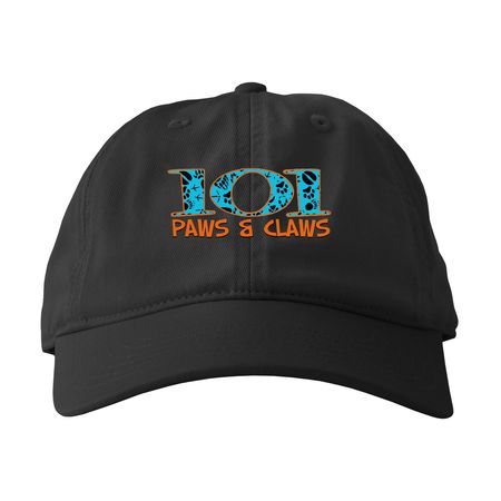 101 Paws and Claws Hats&nbsp;, a Black Printed Eco Baseball Cap