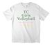 Bump. Set. Spike, a White Unisex Heavyweight Tee