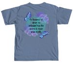 The Gabby Design&nbsp;, a Blue Jean Comfort Colors Unisex Tee (back-view)
