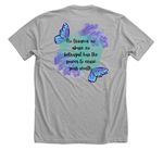The Gabby Design&nbsp;, a Athletic Heather Premium Unisex Tee (back-view)