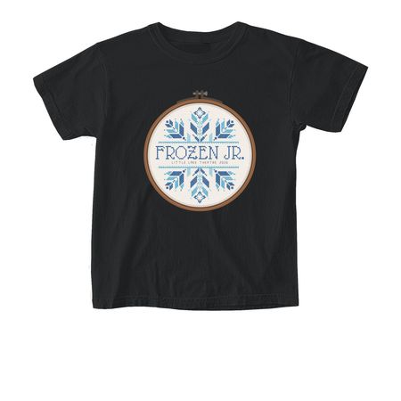 Frozen Jr. Collection, a Black Comfort Colors Youth Tee