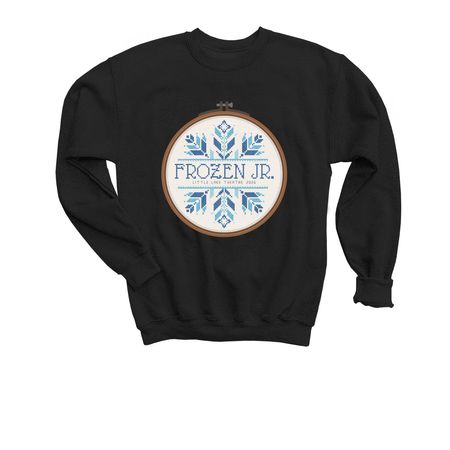 Frozen Jr. Collection, a Black Youth Crewneck Sweatshirt