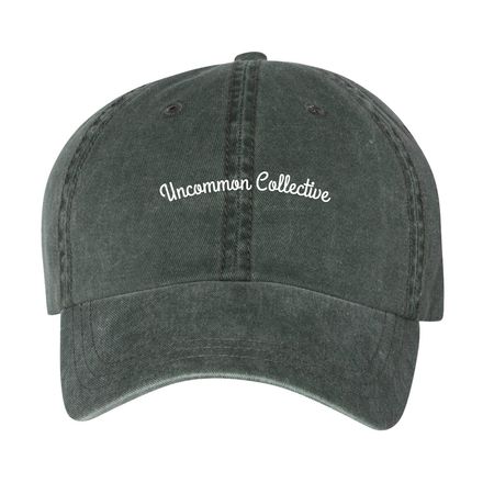 UC Baseball Cap, a Forest Printed Pigment Dye Baseball Cap
