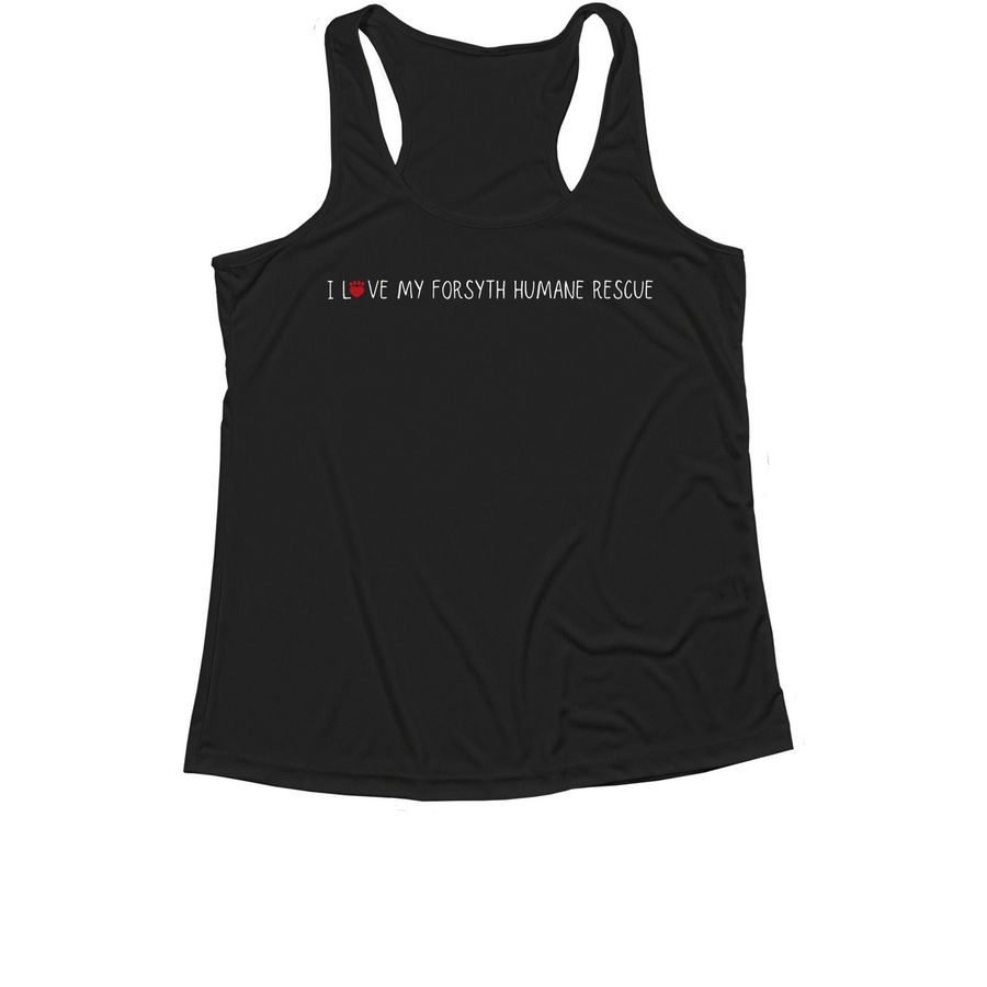 Dri-fit I Love My Rescue, a Black Women's Performance Tank