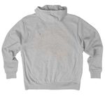 Thoughtful Threads, a Dark Grey Heather Nike Club Fleece Zip Up Hoodie (back-view)