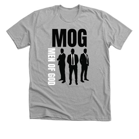 MEN OF GOD&nbsp;, a Athletic Heather Premium Unisex Tee