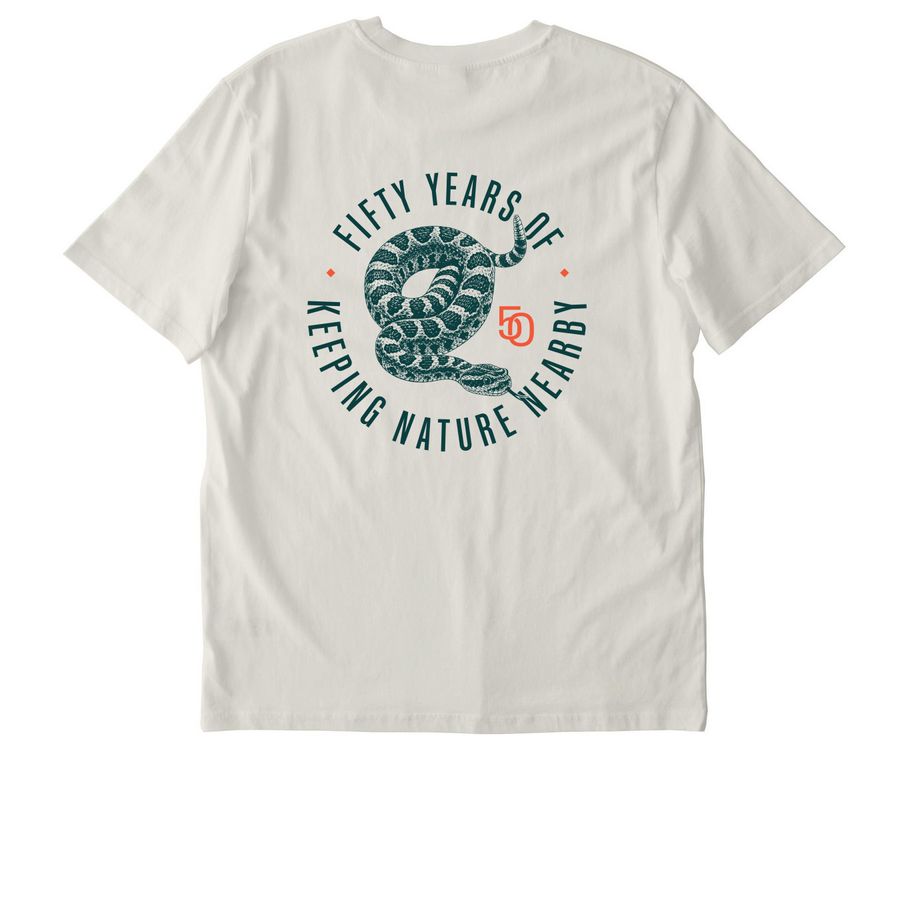 Eastern Massasauga Rattlesnake ? Light, a Natural Raw Stanley/Stella Unisex Creator 2.0 Tee
