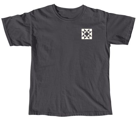 MN Quilt Front & Back Tee, a Graphite Comfort Colors Unisex Tee