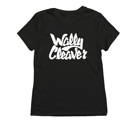Wally Cleaver Band Merch!, a Deep Black Allmade Eco Triblend Women?s Tee