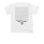 2026 Childhood Cancer Awareness&nbsp;, a White Youth Unisex Tee (back-view)