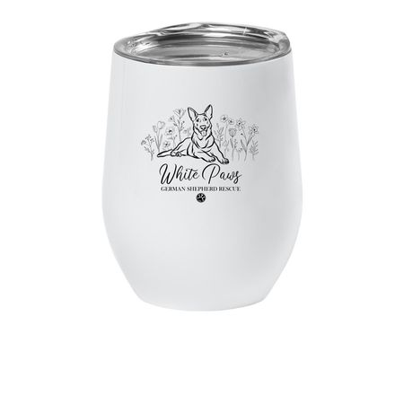 WPGSR - Spring Line Wine Tumbler, a White Insulated Wine Cup
