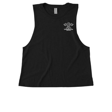Berserker lawn Care Fall collection, a Deep Black Allmade Eco Triblend Women?s Muscle Tank