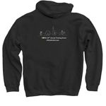 NOVA52: Stronger Together, a Black Pullover Hoodie (back-view)