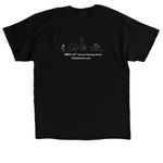 NOVA52: Stronger Together, a Black Classic Unisex Tee (back-view)