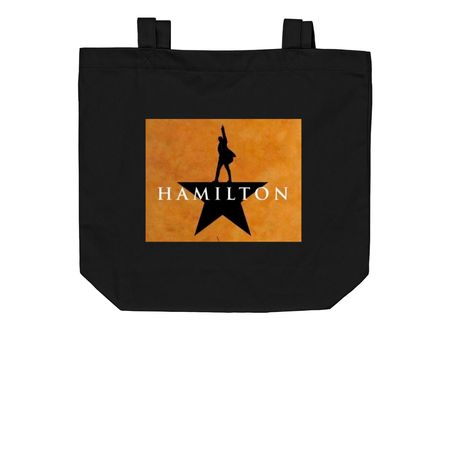 Hamilton Tote, a Black Organic Cotton Tote Bag