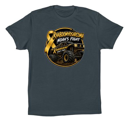 Noah's Fight, a Dark Grey Premium Cotton Tee
