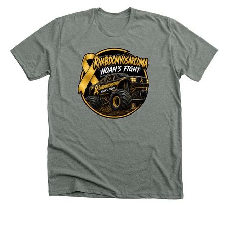 Noah's Fight, a Deep Heather Premium Unisex Tee