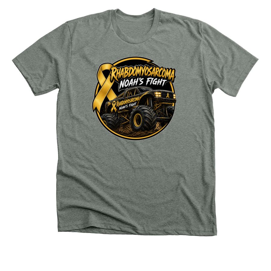Noah's Fight, a Deep Heather Premium Unisex Tee
