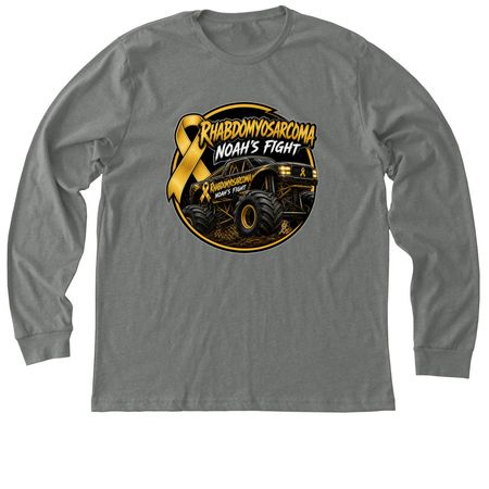 Noah's Fight, a Deep Heather Premium Long Sleeve Tee