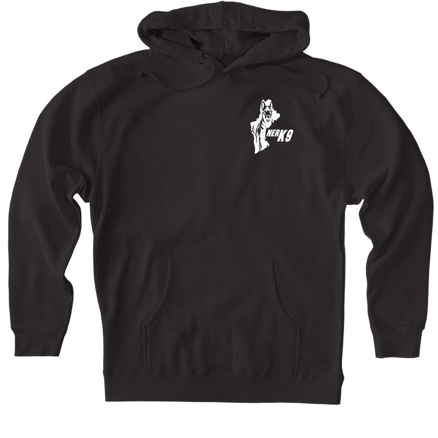 NORTHEAST REGIONAL K9, a Black Heavyweight Pullover Hoodie