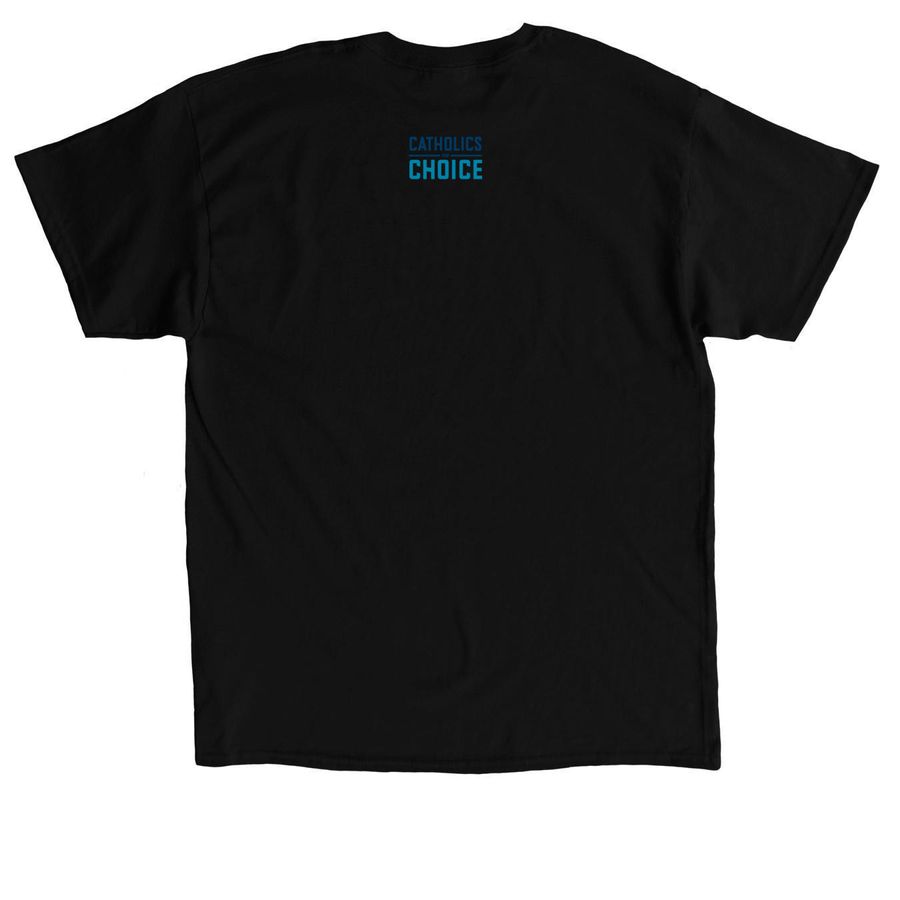 Equality is Sacred, a Black Classic Unisex Tee (back-view)