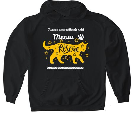 Cat house fundraiser&nbsp;, a Black Gildan Softstyle Pullover Hoodie