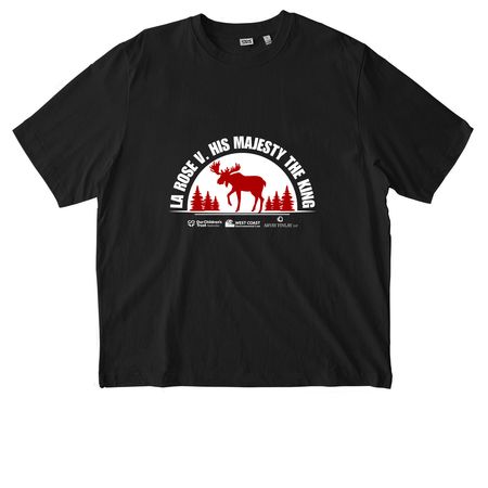 Youth v. Canada Moose T-Shirts, a Black Stanley/Stella Unisex Freestyler Heavyweight Tee