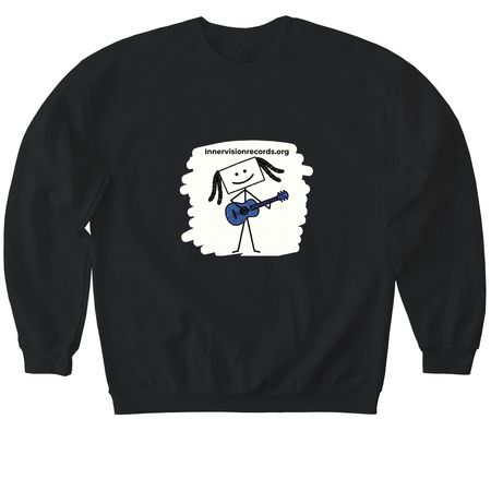 Innervision, a Black Softstyle Crewneck Sweatshirt